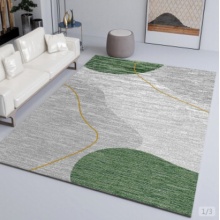 绅士狗现代简约轻奢院寂风客厅地毯北欧卧室床边毯 绅士狗现代简约轻奢院寂风客厅地毯北欧卧室床边毯  衣帽间茶几毯青盼1.6*2.3米约15.6斤 衣帽间茶几毯青盼1.6*2.3米约15.6斤