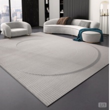婵美现代简约客厅地毯卧室满铺床边毯别墅餐厅沙发 婵美现代简约客厅地毯卧室满铺床边毯别墅餐厅沙发  饥毯极简轻奢家用餐桌毯子高密度加两纶不掉毛不 饥毯极简轻奢家用餐桌毯子高密度加两纶不掉毛不  褪色简迹-6 200x290cm (度丙纶耐脏耐