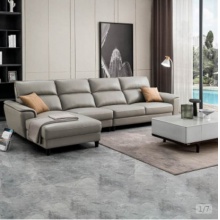 芝华仕都市布艺沙发客厅家具组合意式轻奢科技布 芝华仕都市布艺沙发客厅家具组合意式轻奢科技布  2009四人位浅灰色面向沙发右脚位 2009年四人位浅灰色面向沙发右脚位