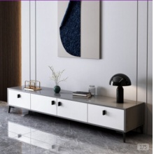 宜造电视柜现代简约小户型意式轻奢地柜客厅卧室北 宜造电视柜现代简约小户型意式轻奢地柜客厅卧室北  欧高级感储物柜[四 ]款]灰色+暖白色柜门 欧高级感储物柜[四]款]灰色+暖白色柜门  160* 30*40cm 160*30*40厘米